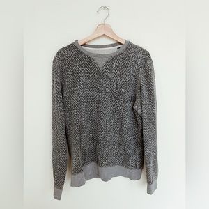 Patterned Crewneck